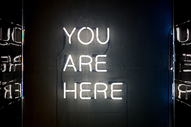 You are here sign | SV Partners